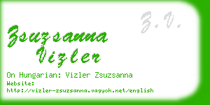 zsuzsanna vizler business card